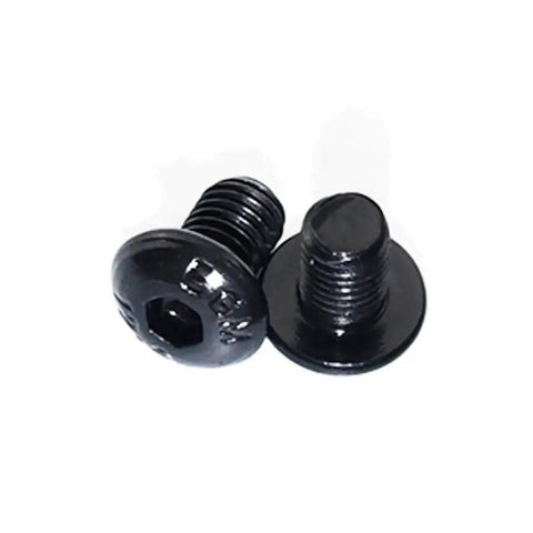 Black anodized hex screws from 10 Piece L Shape Corner Brackets For 20x20 Aluminum Profiles 60x60x4mm Heavy Duty Pro Grade Joint Plate Connector Set