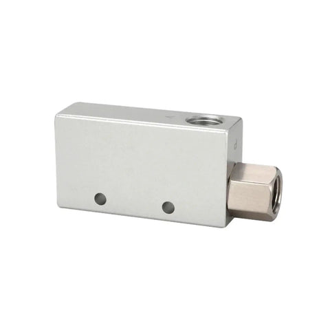 Pneumatic Vacuum Generator CV 10HS High Negative Venturi Air Exhaust Ejector For Industrial Automation, side view metal block