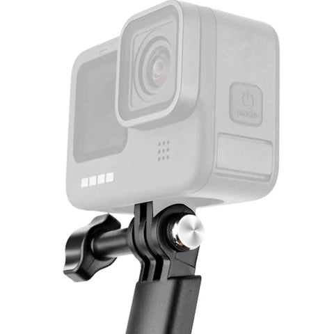316 Stainless Steel Thumbscrew For GoPro Hero 5 Through 11 And Insta360 One R X3 X2 1/4 Inch Standard Screw Hole Installed