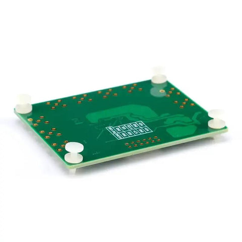 8 Channel SAR ADC Data Acquisition Module With 16 Bit Resolution And 500 Ksps High Speed For Unipolar And Bipolar Inputs ADR444 4.096V Reference FR4 PCB 2.7 To 5.5Vdc Supply, rear view on white background