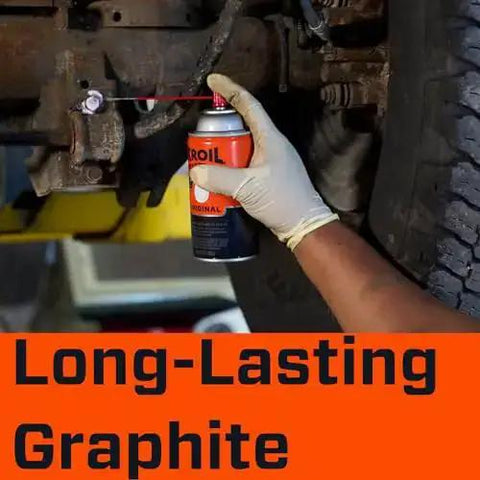 Applying Penetrant Penephite With Graphite For High Temperature Lubrication And Easy Free Of Seized Parts And Machinery Rust