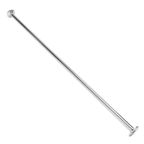Sanitary tri clamp spool tube, 3/4 in OD, 36 in length, 1.5 in tri clamp, stainless steel 304