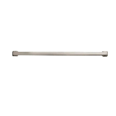 Solid Core Kitchen Cabinet Pulls in Satin Nickel 12 Inch Hole Center Bridges Collection front view