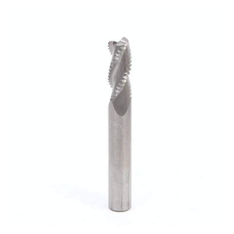 Woodworking Roughing End Mill 50 Degree Aluminum Cutter 3 Flute Carbide Milling Tool D10x75 For Solid Wood MDF Laminate Plywood Acrylic