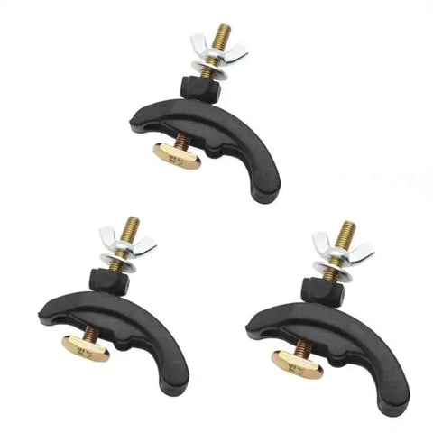 85mm Bow Plate Sets For CNC Engraving Machines, Arcuate Pressure Plate Clamp Fixtures For T-Slot Working Tables, 3Pcs Package