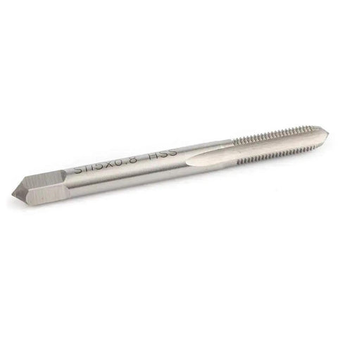 Close-up of a metal component from the 25 Piece M8 X 1.0mm Thread Repair Kit Helicoil Style Insertion Set For Auto Repair