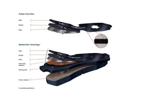 Bosch BC1602 rear ceramic disc brake pad set for Ford F-150