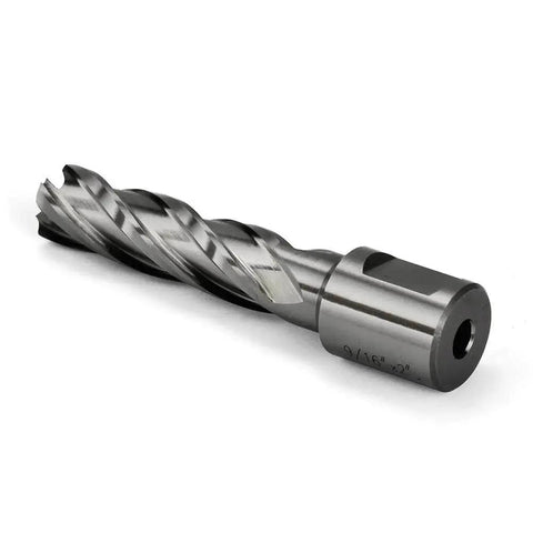 Annular Cutter Kit For Magnetic Drill Press With Weldon Shank 3/4 Inch 9/16 Inch Cutting Diameter 2 Inch Cutting Depth HSS Slugger Bits