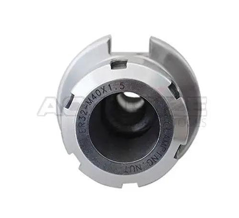 Close-up of Cat40 To Er32 Collet Chuck showing ER32 marking, CNC Tool Holder view, premium alloy steel construction, milling workhorse tool.