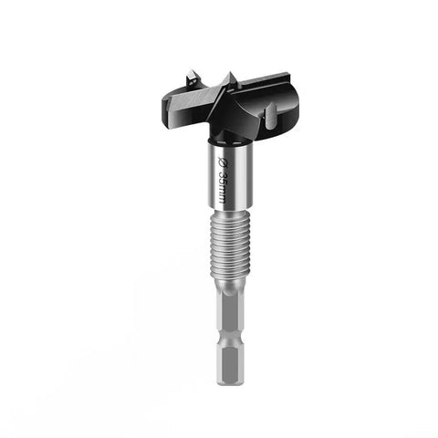 Concealed Hinge Drill Bit With 15 To 35mm Hole Drilling Guide For Cabinet Hinges, Woodworking Jig For Cup Hinges, 35mm Cabinet Door Hinge Driller, Adjustable Boring Tool Built To Last For Quick, Precise Installations