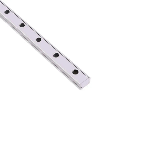 Miniature Linear Guide Rail Kit For 3D Printers And CNC Projects With Pro Grade Precision And Multiple Length Options 100mm 200mm 300mm 500mm 800mm 1000mm Without Slider Block Aluminum Anodized For Automation Equipment And Workbenches, shown in anodized aluminum.