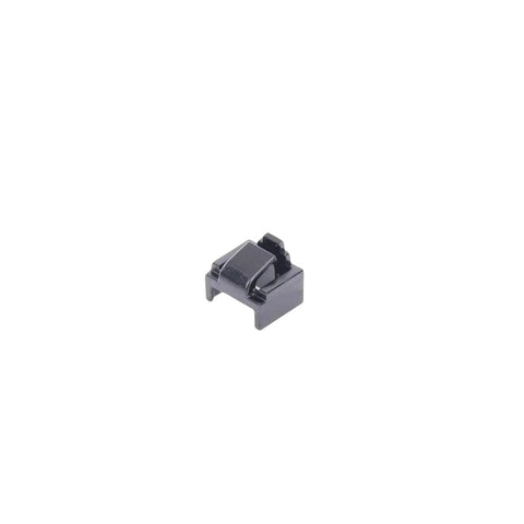 RJ45 Jack Blockout Device Kit With 10 Black Blockouts And Removal Tool, single black blockout unit, polycarbonate material