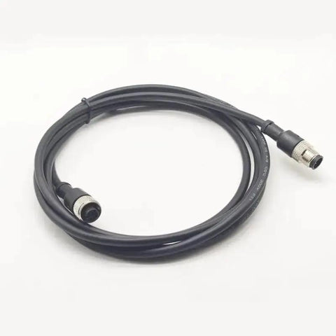 M12 4 Pin A Code Male To Female Connector Cable 1 Meter Waterproof IP67 Aviation Sensor Actuator Wire for Industrial Use