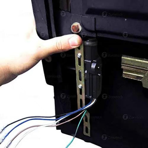 Install of Universal Car Door Lock Actuator High Power Heavy Duty Premium Quality Durable Automotive Locking Mechanism Two Pack With Clutch Drive