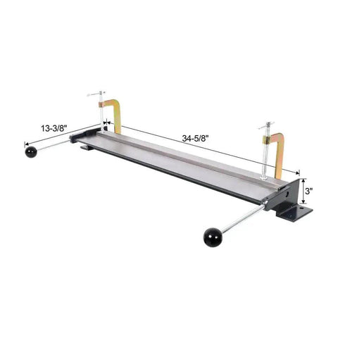 Box And Pan Brake Kit Heavy Duty Sheet Metal Bender 0 To 90 Degree Adjustable Angles showing 30 inch brake with 2 C-Shaped Clamps