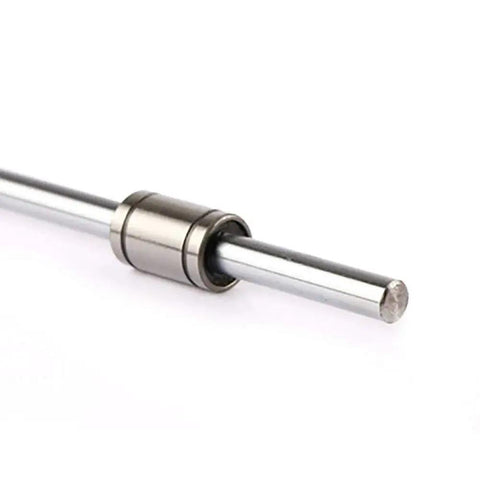 3D Printer Linear Bearing Set For JGAurora A5 A5S A1 A3S LM10UU Bearings 10x19x29mm Pack Of 4 close-up on rod