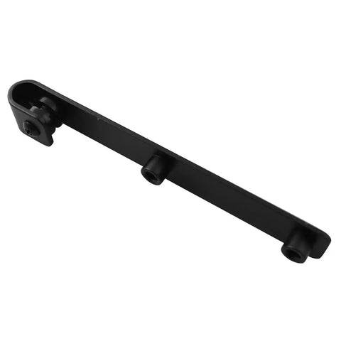 Black Sliding Barn Door Hardware Kit For Cabinets Two Pieces Heavy Duty Metal Rails For Wardrobes And Pet Houses.