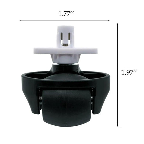 Replacement Front Caster Wheel For Roborock Vacuum Robots S4 S6 S6 Pure S5 Max S6 Max V E4 S7 S70 S75 Omnidirectional Wheel With Easy Install, front view.