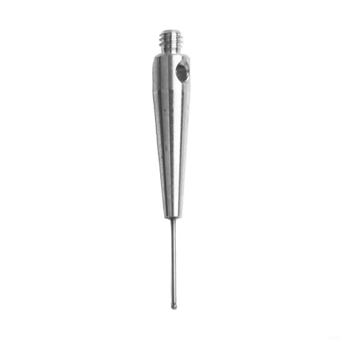 M2 Threaded CMM Probe Stylus with zero point five millimeter ball and twenty millimeter carbide stem for EDM non conductive measurements