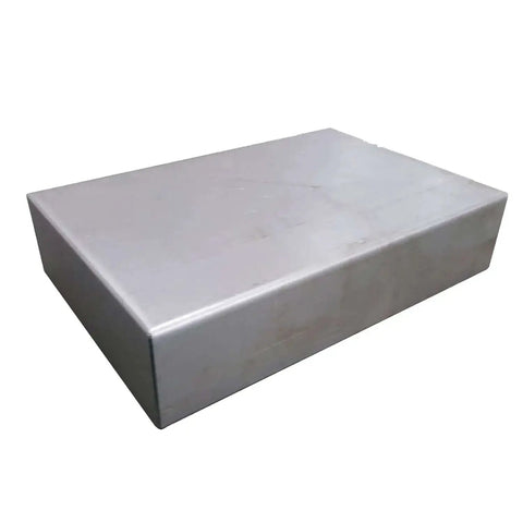 12 Inch Box And Pan Brake For 20 Gauge Metal, Portable Finger Brake, compact design, shown as a flat metal box.
