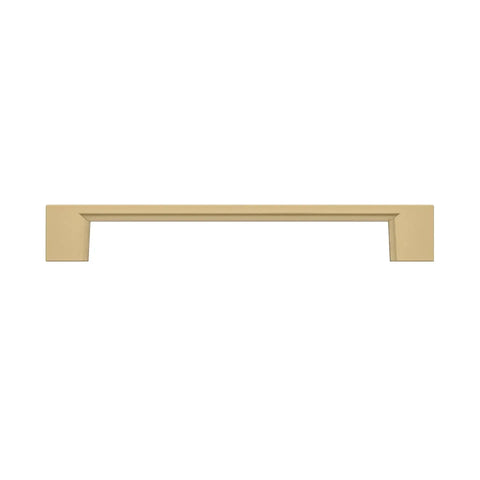 Armadale Collection Champagne Bronze Modern Rectangular Cabinet And Drawer Pull Handle In Six And Five Sixteenth Inch Center To Center Seven And Half Inch Length One And Eighth Inch Projection For Kitchen Bathroom And Furniture