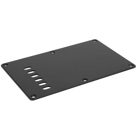 Six Hole Guitar Back Plate for Electric Guitars, Durable Plastic Rear Cover Plate Cavity Shield, close-up view