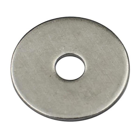 Stainless steel fender washer, 3/4 in outer diameter