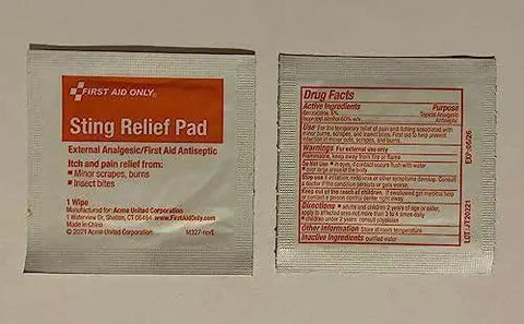 OSHA Compliant All Purpose First Aid Kit For 100 People Perfect For Worksite Office Home And Car Multicolored Emergency Kit with Sting Relief Pads