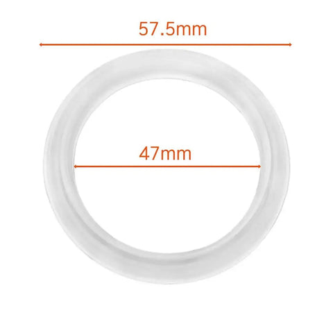 Two Pack Silicone Steam Ring For Espresso Machines Simple To Install Group Head Seal Gasket For EC680 EC685 EC820 EC850 White