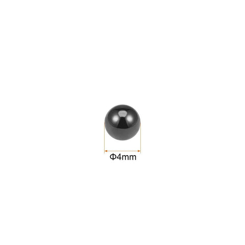 Black 4mm ceramic bearing ball, Si3N4 silicon nitride, G5 precision, 1 piece