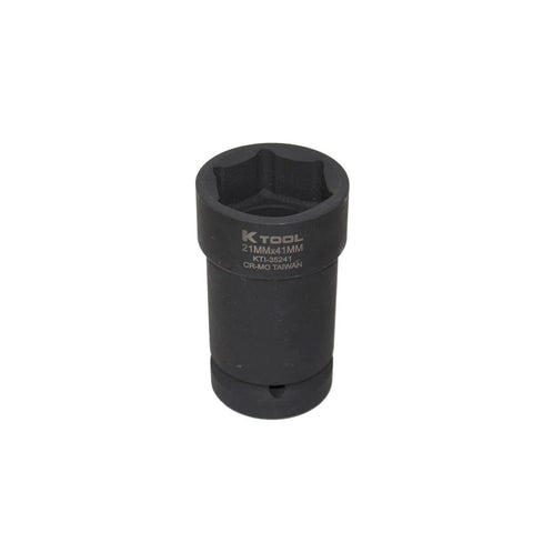 Beefy 1 Inch Drive Combo Socket 41 Millimeter And 21 Millimeter Deep 6 Point For Front And Rear Axle Wheels Made From Chrome Moly Steel Heat Treated For Hino Mitsubishi Fuso And Other Imported Trucks