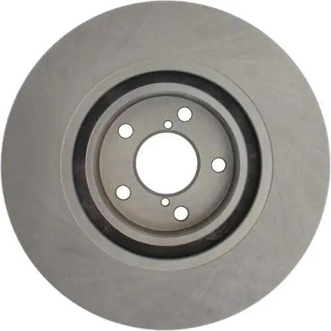 Centric C-Tek front brake rotor; gray metal disc with central hub