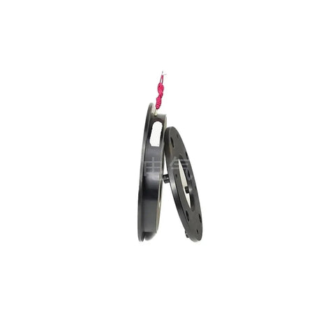 DZD5-320 60W 24V electromagnetic brake with two black circular brake discs and red wiring