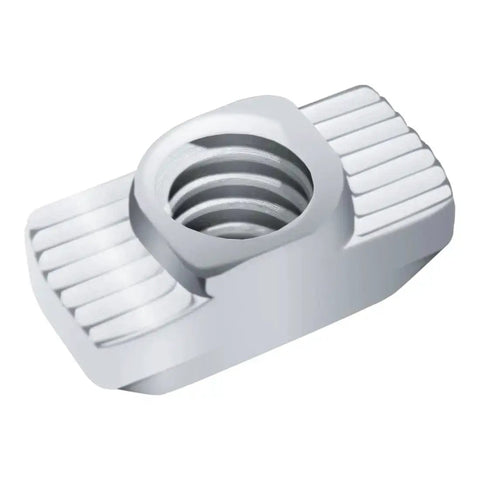 Drop In T Nut With Quarter Twenty Thread For Aluminum Extrusion Hardware Fits 40 Series 1515 1530 And 40mm Profiles Steel With Zinc Finish