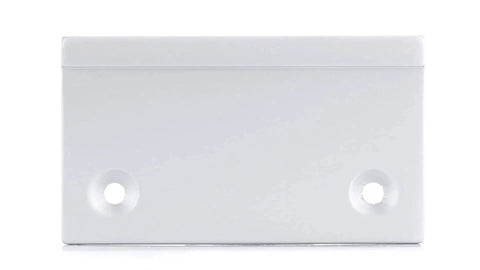 Front view of 2 Inch Center To Center Aluminum Modern Cabinet And Drawer Edge Pull Handle, model BP46037010, in contemporary finish