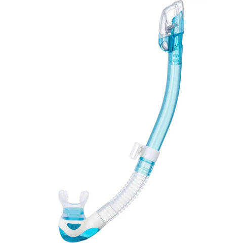 Hyperdry Elite II Dry Top Snorkel For Scuba Diving Gear With Translucent Tubing Low Profile Water Blocking Design Quick Close Gasket System