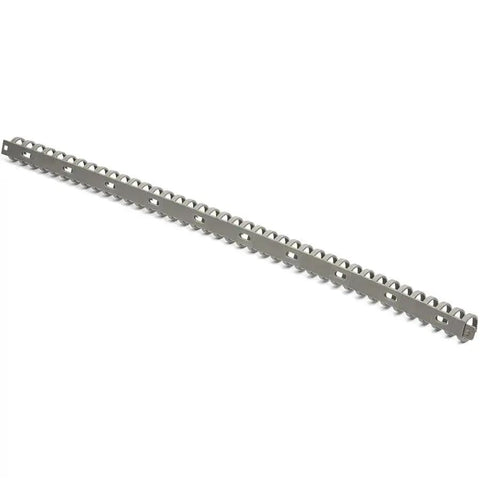 Flexible Cable Management Raceway Spine Vertebrae For Neat Cables, Three Quarters Inch Wide By One Half Inch High, 20 Inch Length, Nylon 66