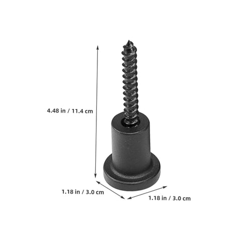 Durable Carbon Steel Barn Door Stopper And Sliding Track Spacer Set For Easy Install DIY Friendly Wall Spacers And Hardware Accessories For Sliding Barn Doors