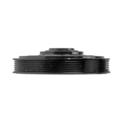 Side view of MDX 2010-2020 Harmonic Balancer Replacement Black Serpentine Drive Belt Type Keyway 45.6mm Depth Direct Fit OEM 138105G0A01 13810R70A01