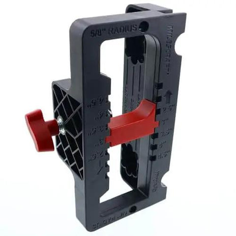Self Clamping Door Hinge Jig With Pro Grade Adjustments And Latch Templates, Rout Mortises From 2.5 To 4.5 Inches visible