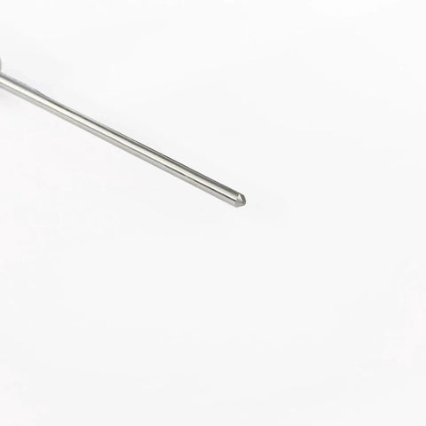 Close-up of CryoCut M2 Pro Grade Cryogenically Treated 3/8 Inch Bowl Gouge, showing 1/4 inch flute for woodturning.