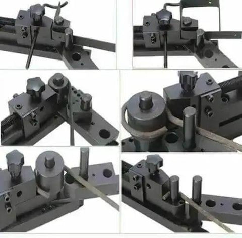 Bead Roller Machine With 7 Inch Throat And Six Die Sets For Sheet Metal Fabrication And Auto Body Work Pro Grade 22 Gauge Capacity