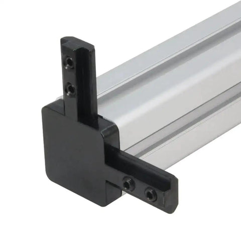 4 Pack Black 4040 Series 3-Way End Corner Bracket With M6 Screws For 8mm Slot T-Slot Aluminum Extrusion Profiles installed on frame