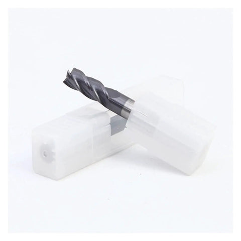 Heavy Duty 58 Degree 4 Flute Carbide End Mill For CNC Milling In Stainless Steel With High Bend And Wear Resistance Ideal For High Speed Cutting And Hard Materials D8x60 Cutting Edge Length