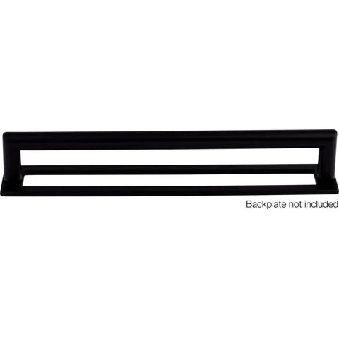 Kinney Pull Flat Black Eight Inch Cabinet Pull Lynwood Collection With Seven And Nine Sixteenths Inch Center To Center Mounting Holes