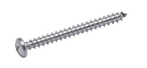 Long pan head screw from Two White Bi-Fold Closet Door Pull Knobs Replacement Kit Pack Of 2 With Two Long Pan Head Screws And Washers