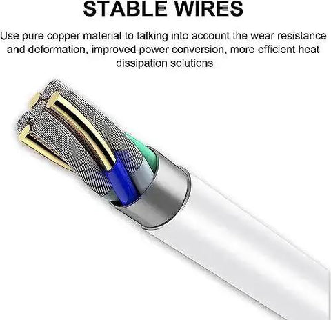 Close-up of internal wires in a durable 24V 3A Power Adapter Replacement For ENG 3A-603DN24, highlighting stability and efficiency.