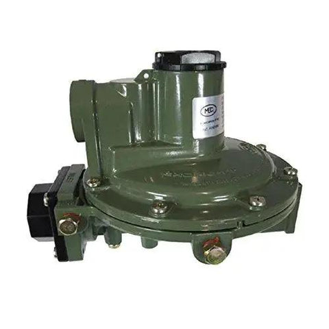 Propane Home Supply Kit With Dual Stage Regulators 1/2 Inch Outlet, MEGR-1122H-AAJ First Stage 10 PSI High-Pressure Regulator