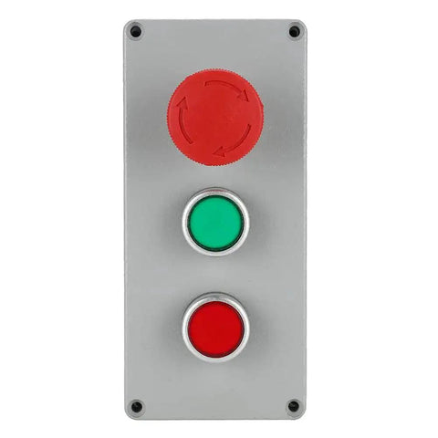 Built Tough Weatherproof Control Box With IP66 Rating Aluminum Die Cast Enclosure for emergency stop and push button
