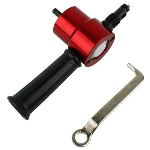 Double Head Metal Sheet Nibbler Cutter Attachment For Power Drill Saw Heavy Duty Metal Cutting Tool P15F with handle and wrench